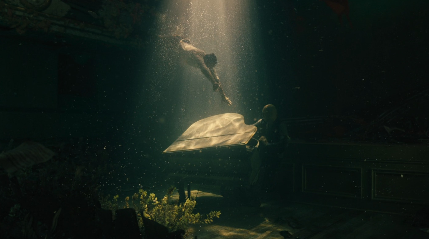 Hình ảnh thành phố ngập nước trong Reminiscence